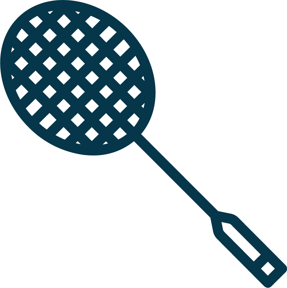 racket essential equipment of badminton
